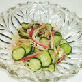 オウリ's cooksnap of when they made 梅酢の胡瓜と茗荷の和え物.