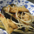 ちーぼちゃん's cooksnap of when they made なすと油揚げのきんぴら。.