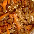 mentaitai's cooksnap of when they made 大根で♪きんぴら風＊お弁当にも.