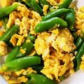 Jyohana's cooksnap of when they made 卵とスナップえんどうの炒め煮ﾟ♬*゜.