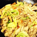 Tebow's cooksnap of when they made 白菜と豚肉の中華風トロ煮.