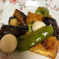 mantacarp's cooksnap of when they made 厚揚げとなすピーマンの照焼き.
