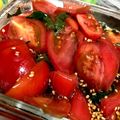 yoshi☆27's cooksnap of when they made 簡単一品＊トマトと大葉の和風和え.