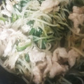 kyokoha's cooksnap of when they made もやしと豚肉とほうれん草炒め.