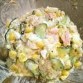 もふうさ's cooksnap of when they made たくわんが効いてる⭐鮭で簡単ポテサラ.