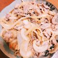 よこみ〜's cooksnap of when they made めっちゃ簡単♪豚肉の生姜焼き.