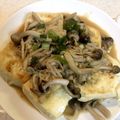 HeartyTime's cooksnap of when they made 豆腐ステーキきのこバターポン酢.