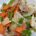re_ni's cooksnap of when they made きざみねぎ塩＆にんにくの豚バラ肉野菜炒め.