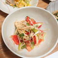 イケメグ's cooksnap of when they made トマトと白ネギのあっさりサラダ.