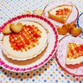 ♡arisa♡'s cooksnap of when they made 至福のキャラメルチーズタルト♥♡.