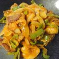 toshi☆r2's cooksnap of when they made ポークチャップのワンプレートご飯♪.