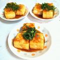 ウニのお母さん's cooksnap of when they made 簡単！木綿豆腐の生姜醤油.