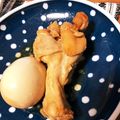 クックL0U72J☆'s cooksnap of when they made 炊飯器でさっぱりホロホロ手羽元煮.