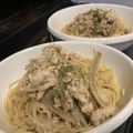 クックAFY1LS☆'s cooksnap of when they made 【絶品】鶏肉とごぼうのクリームパスタ.
