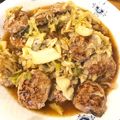 まつあつ's cooksnap of when they made シンプル☆肉だんごのキャベツあんかけ.