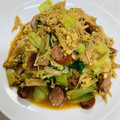 oda5yoko's cooksnap of when they made だしの素で簡単！青梗菜とえのきの卵炒め.