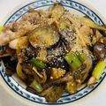 oda5yoko's cooksnap of when they made 焼肉タレ風 ナスと長ネギの牛肉炒め.