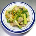☆ありか358☆'s cooksnap of when they made 鶏肉とセロリとピーマンの塩炒め.