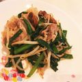 ♪さーちゃん♪'s cooksnap of when they made スタミナ満点！豚バラ肉のニラもやし炒め♪.