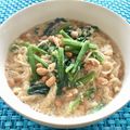 kyao☆'s cooksnap of when they made 春菊と納豆の卵とじにゅうめん.