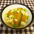 龍青空ママ's cooksnap of when they made かぼちゃとひき肉のコンソメ煮.