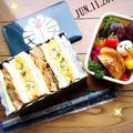 イシポン's cooksnap of when they made 厚焼き玉子のサンドイッチ.