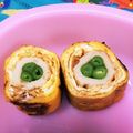 fuuchyan＊'s cooksnap of when they made お弁当のおかずに。ちくわの玉子巻き◎.