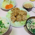 あいこす♡花嫁修業中's cooksnap of when they made 豚薄切り肉の丸めた唐揚げ♪.