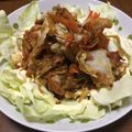 クックGFPVV1☆'s cooksnap of when they made 塩麹☆キャベツと人参の豚肉巻き生姜焼き♪.