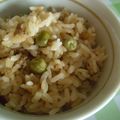 あずきっくす's cooksnap of when they made グリーンピースと豚そぼろの炊き込みご飯♪.