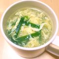 ステルトミチル's cooksnap of when they made ☆簡単☆ふわふわニラ玉スープ.