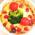 料理見習い隊's cooksnap of when they made 巻かずに簡単☆ドリア風チーズオムライス！.