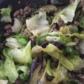 クック8S09BZ☆'s cooksnap of when they made なすとレタスの香味オイスターソース炒め.