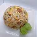 まこさんど's cooksnap of when they made 鮭＆小松菜with余り食材炒飯.