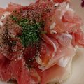 xupoko's cooksnap of when they made 生ハムやっこ♪.