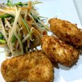 たかやし's cooksnap of when they made 簡単にワンランク上のチキンカツ.