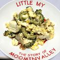 L9OUN0☆'s cooksnap of when they made 豚肉と梅干しのゴーヤチャンプルー.