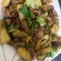 元インド在住ママ's cooksnap of when they made ナスとキャベツと豚肉のオイスター炒め.