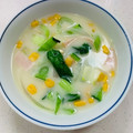 あっこ姉's cooksnap of when they made 青梗菜とハム.粒コーンの和のクリーム煮.
