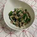 ankotetu's cooksnap of when they made ランチに簡単♪挽き肉入りのニラ玉丼.