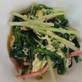 クックかわまい's cooksnap of when they made ホウレン草と水菜の紅しょうが入り卵炒め.