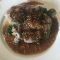 Yokchina's cooksnap of when they made フライパンde蒸し豚！梅ポン酢ソース.