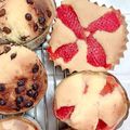 ママSNOOPY's cooksnap of when they made 簡単♡苺のホワイトチョコチップマフィン.