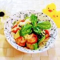 ももちゃんのれしぴ's cooksnap of when they made 簡単大葉ジェノベーゼ風ソースバジル代用.