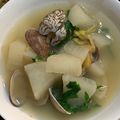 xMARILYNx's cooksnap of when they made 台湾料理 大根とあさりの生姜スープ煮.