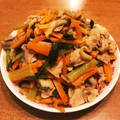 yuka119's cooksnap of when they made ✿豚肉と小松菜の生姜炒め✿.