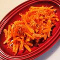 よもニャン's cooksnap of when they made にんじんのおかかチーズ炒め＊.