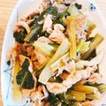 まーちゃん‘sママ's cooksnap of when they made 豚肉と小松菜の豆板醤炒め♪.
