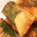 いずちょも＊'s cooksnap of when they made 大葉がアクセント☆カルツォーネ春巻.