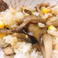 LUNAmama☆'s cooksnap of when they made 舞茸とコーンのバター醤油炒め混ぜご飯.